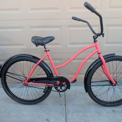 26"SCHWINN WOMENS BEACH CRUISER BIKE (M). SINGLE SPEED. LIKE NEW WITH FRESHLY TUNE UP 👌🏼