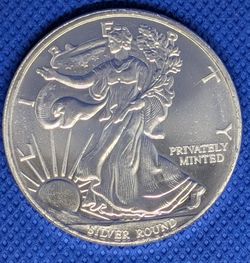 1 oz .999 fine silver rounds