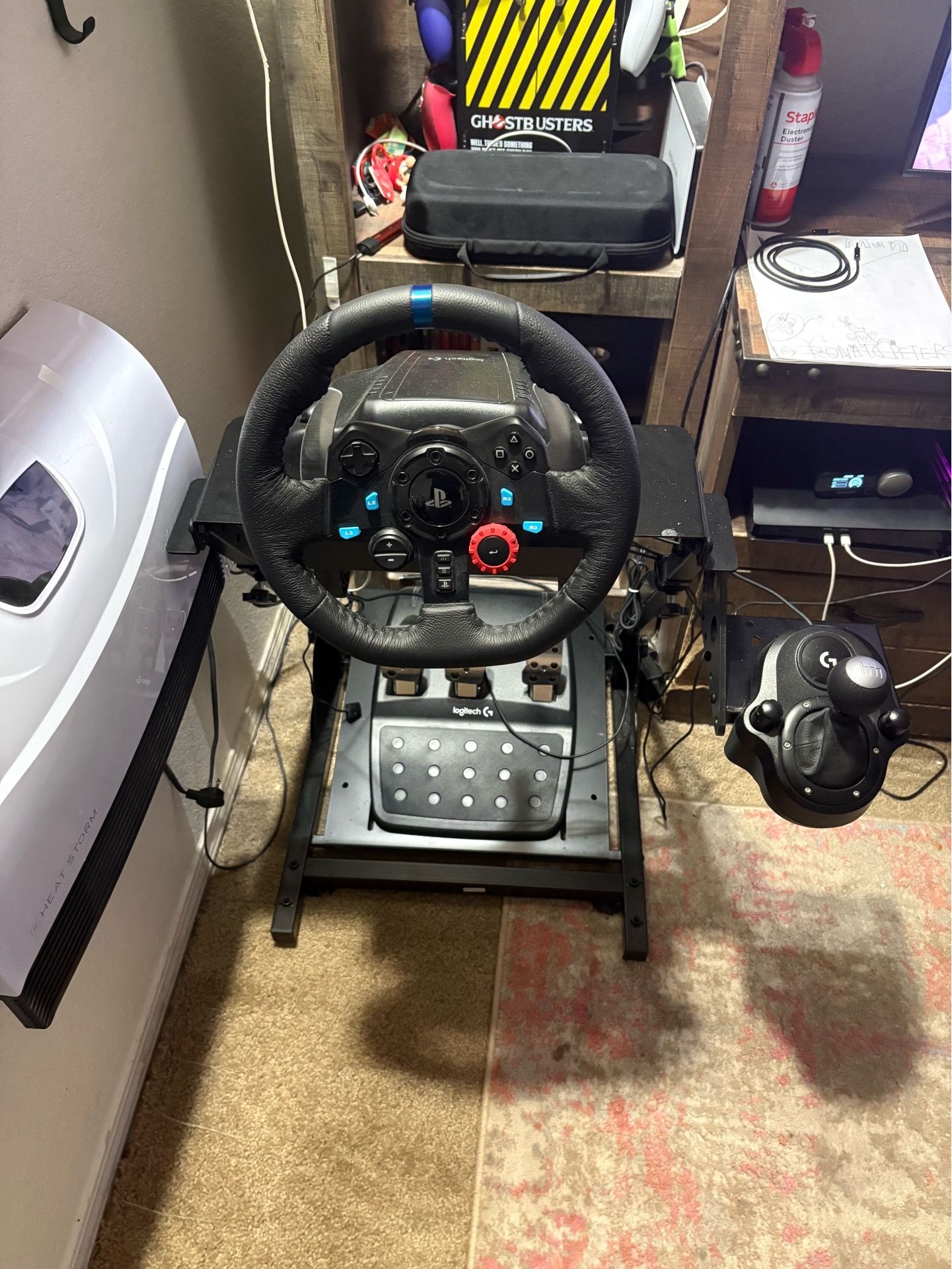 Logitech G29 Racing Wheel, shifter, and Stand for Sale in Portland, OR ...