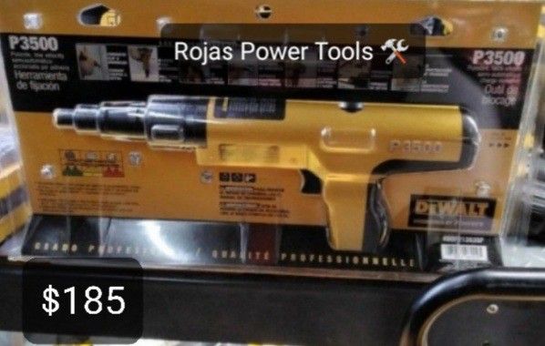 DEWALT P3500 POWERFUL, LOS VELOCITY SEMI AUTOMATIC POWER ACTIATED FASTENING TOOL