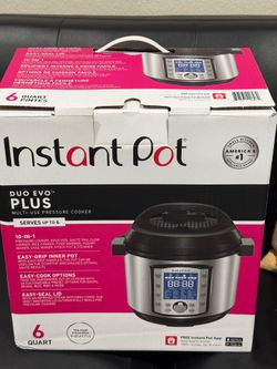 Instant Pot 6 QUART DUO EVO PLUS MULTI-USE PRESSURE COOKER