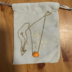 Kendra Scott Pumpkin Necklace