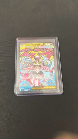Mega Diancie GX Pokémon Card in Hard Case