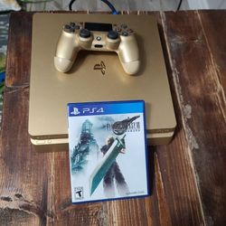 Gold Ps4 with FF7 remake!