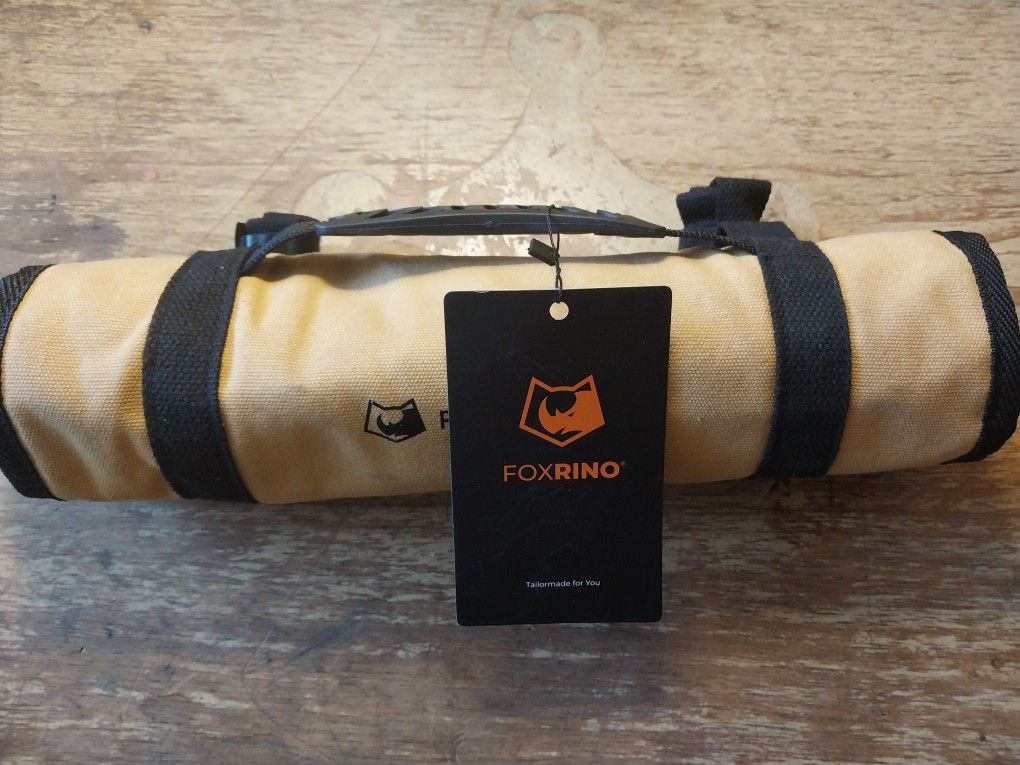 Wrench Roll Up Pouch, NEW, Makes Great Gift. Heavy Duty Canvas Wrench Organizer Bag 6mm-24mm Metric