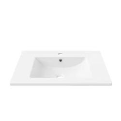 Swiss Madison 30 in. W x 18 in. D Ceramic Vanity Top in Glossy White@449