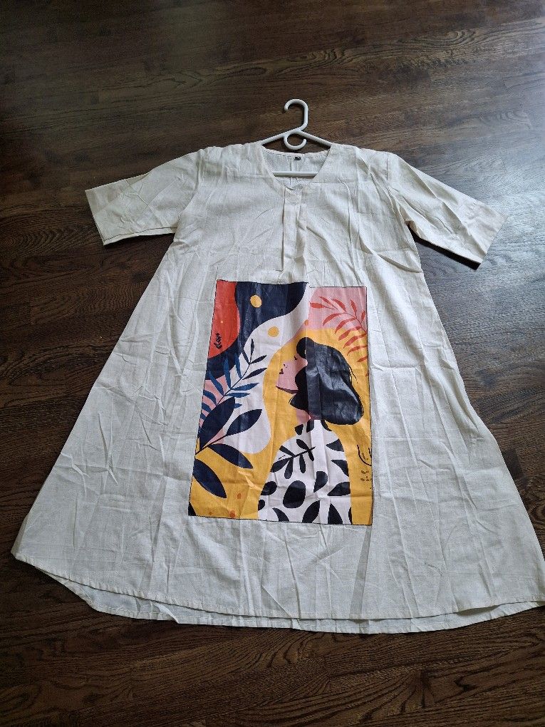 V-neck Tunic Dress