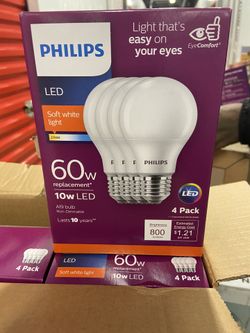 Philips LED 60 bulbs 10 boxes of 4 each