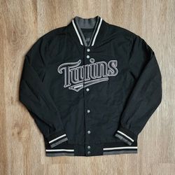 Minnesota Twins Button-Up Jacket Size Medium 