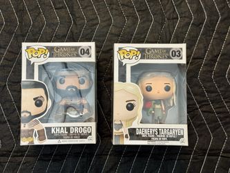 Funko Pop Khal Drogo 04 & Daenerys Targaryen 03