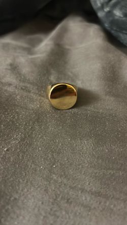 Plain Gold Signet Ring