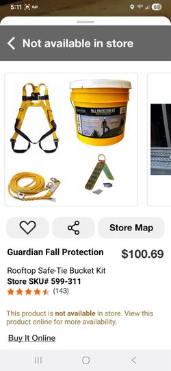 Rooftop Safe-Tie Bucket Kit