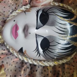 Porcelain Venetian Decorative Mask
