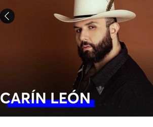 2 tickets para Carin Leon Concierto