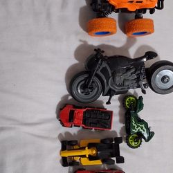 Toy Vehicles Bundle – Cars, Motorcycle, Monster Truck Lot Kids Toys
