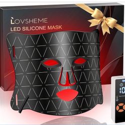 LED Face Mask Light Therapy - Professional Grade Skincare at Home &#8211; Red Li
