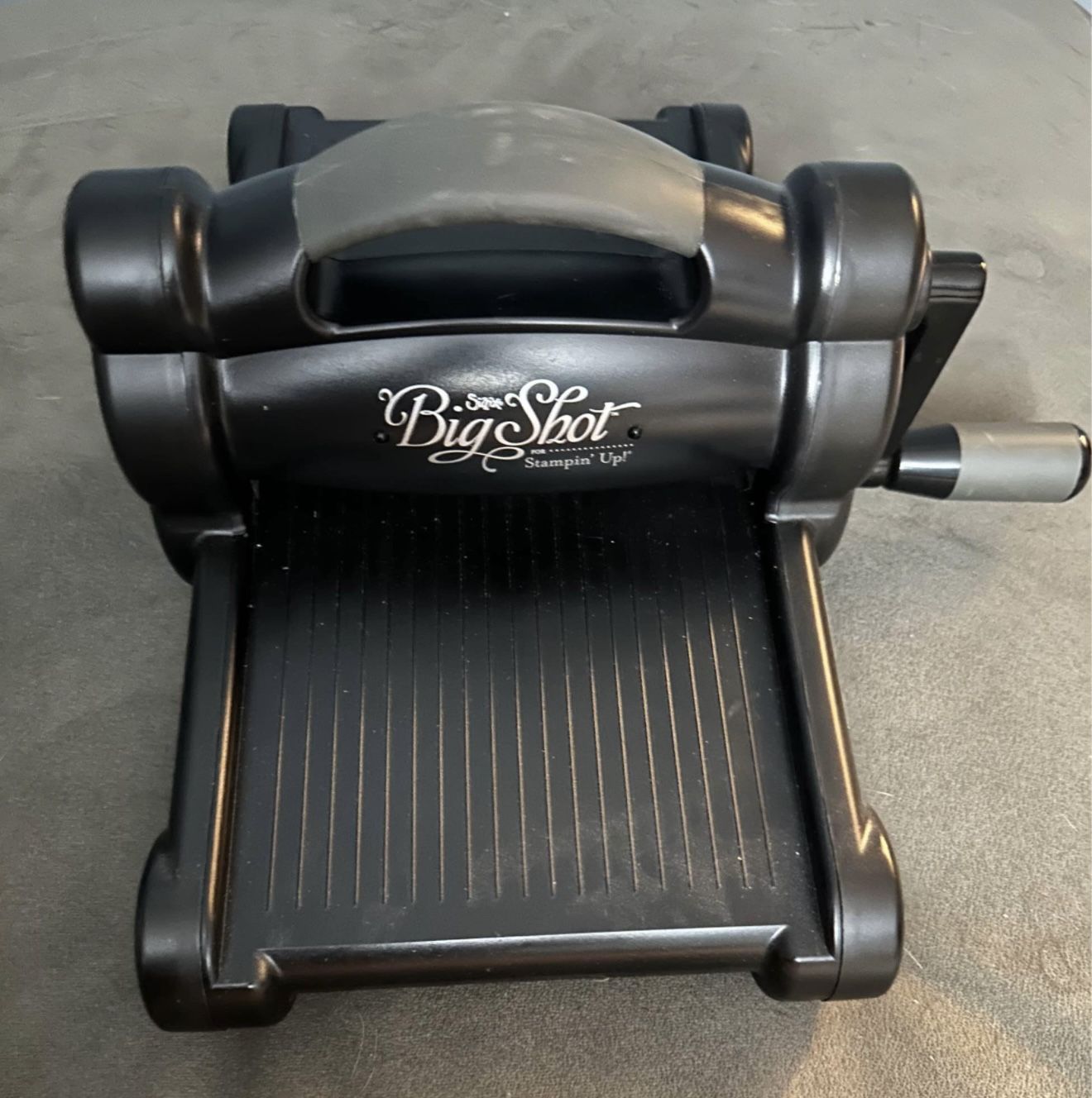 Sizzix big shot stamping up!