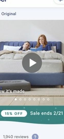 Casper Memory Foam King Size