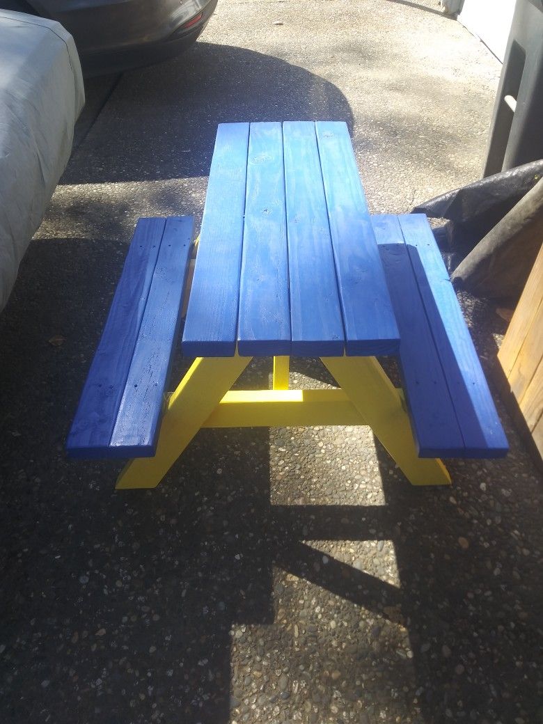 Kids 3ft Picnic Table