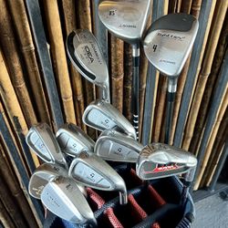 TaylorMade & Adams Golf Club Set - Ping Zing Putter