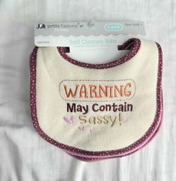 Petite L'Amour Baby Self Closure Bibs 4-Pack