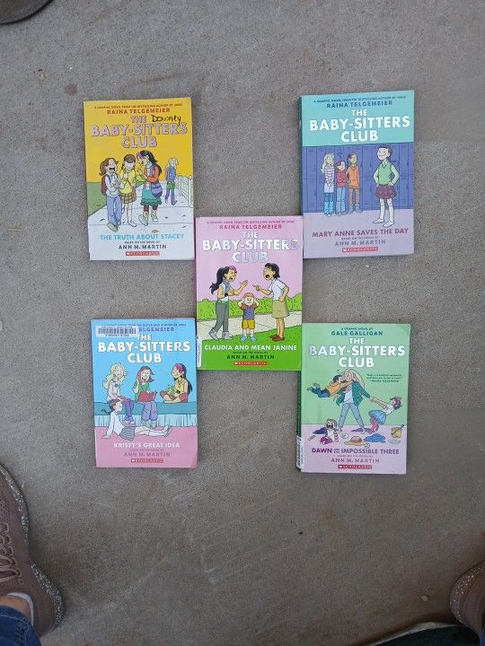 Lot Of 5 The Baby-sitters Club Books By Ann M. Martin
