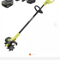 Brand New 18v 8in Cordless Cultivator With 4.0 Ah Battery And Charger
