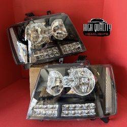 Chevy Tahoe 2007. 2014 Headlights.