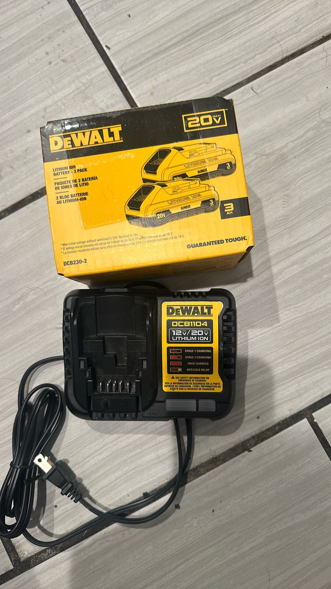 Dewalt Batteries And Charger Brand New