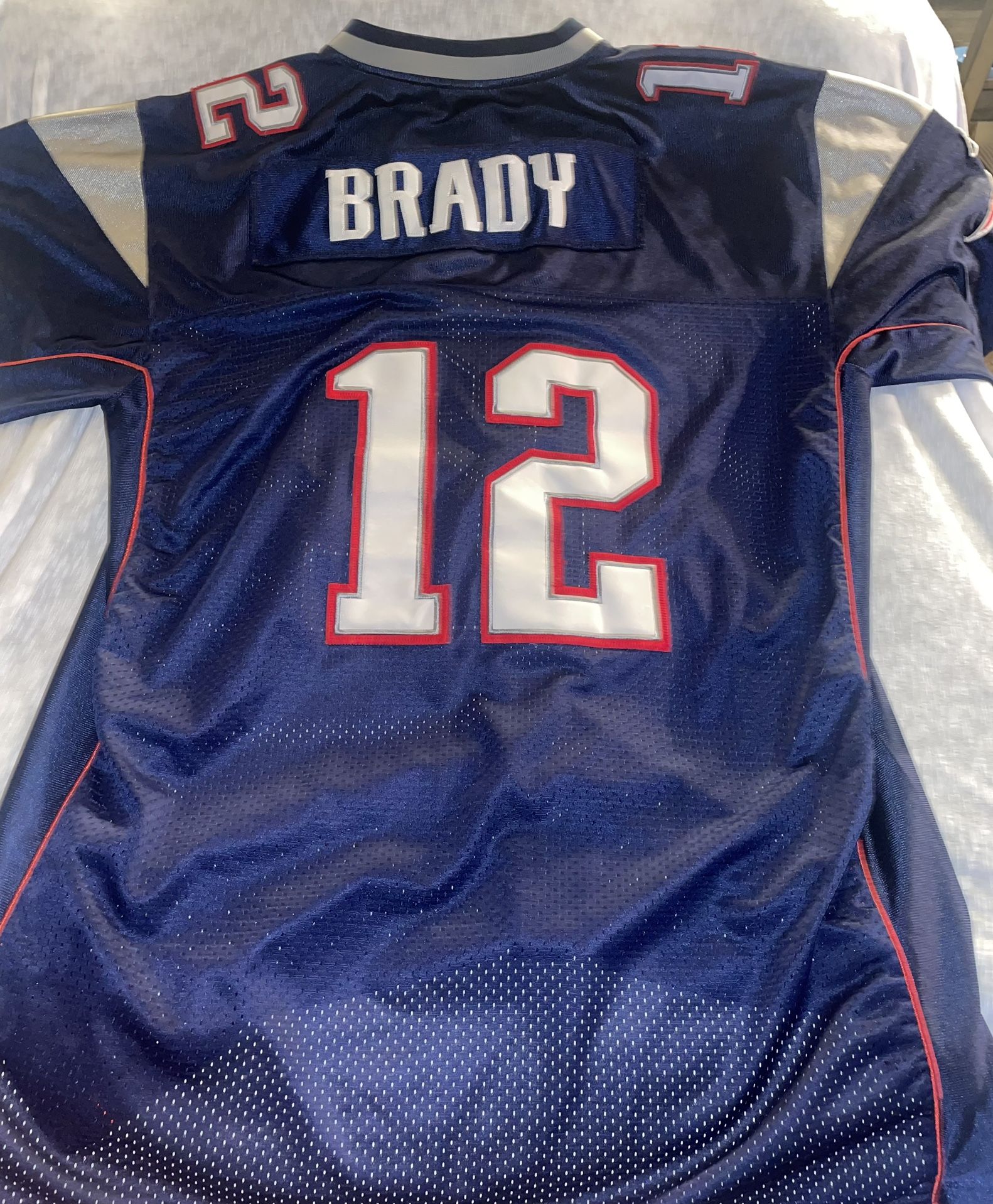 Tom Brady #12 NFL Reebok Jersey New England Patriots 2XL