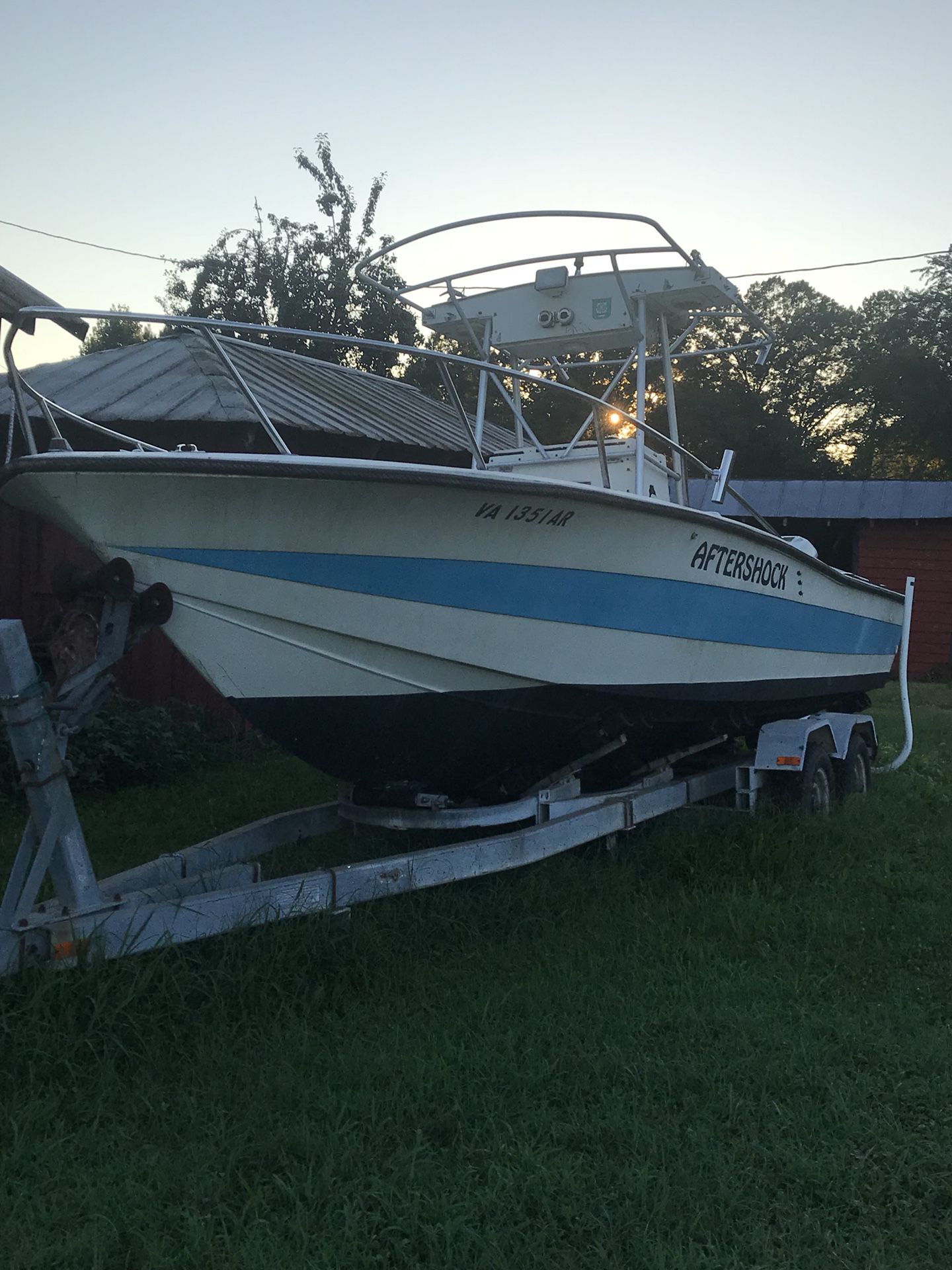 1981 Hydra Sport Fishing Boat! WITH TRAILER! LOWER PRICE!