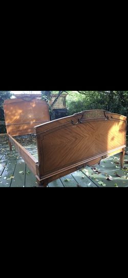 Antique smaller bed frame