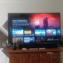 55 Inch TV Wifh Sound Bar
