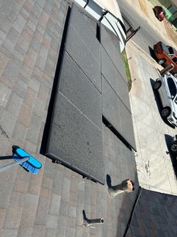 Solar panels cleaning