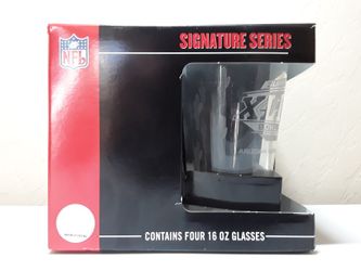 Boelter - Arizona - NFL/SB XLII 4 pk Satin Etch pint glasses
