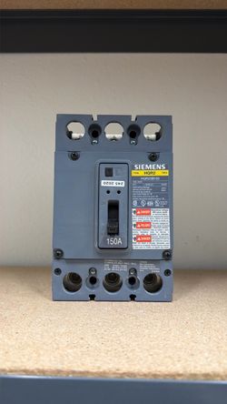 HQR23B150 - Siemens 150A 240VAC 3-Pole Thermal Magnetic Molded Case Circuit Breaker QR Frame