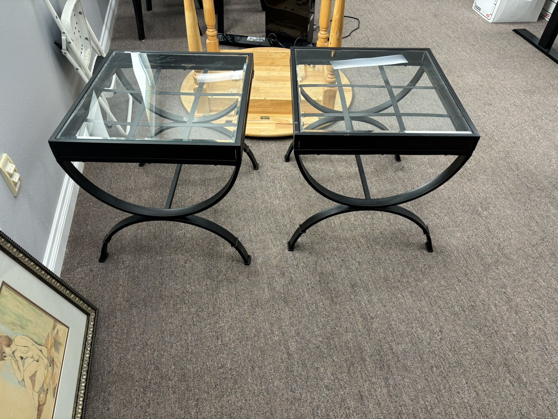(2) End Tables 24”X22”X21.5”