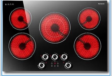 Electric cooptop 5 Burner