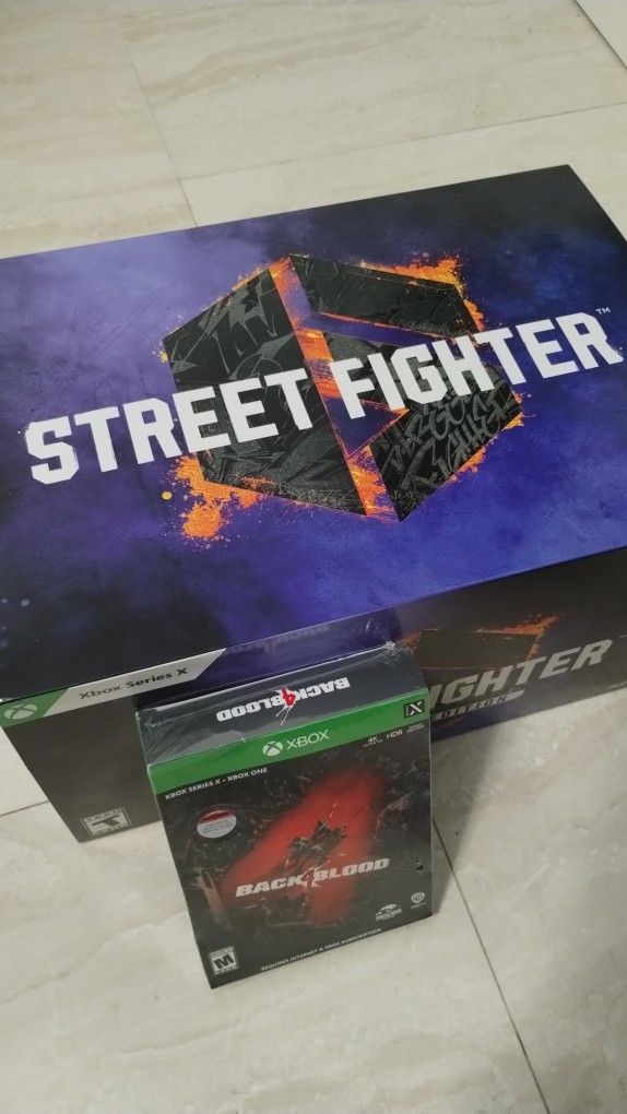 Street Fighter 6 Collector's Edition + Back 4 Blood Video Game for Xbox Series X 