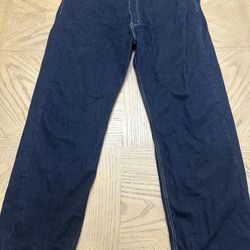 Levis Strauss Co Blue 505 Denim Jeans Mens 42x30 