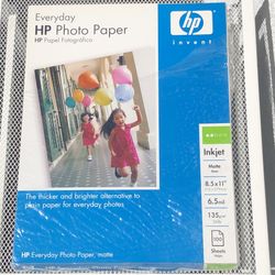 HP Everyday Inkjet Photo Paper 8.5 x 11 Matte (Silver Lake)