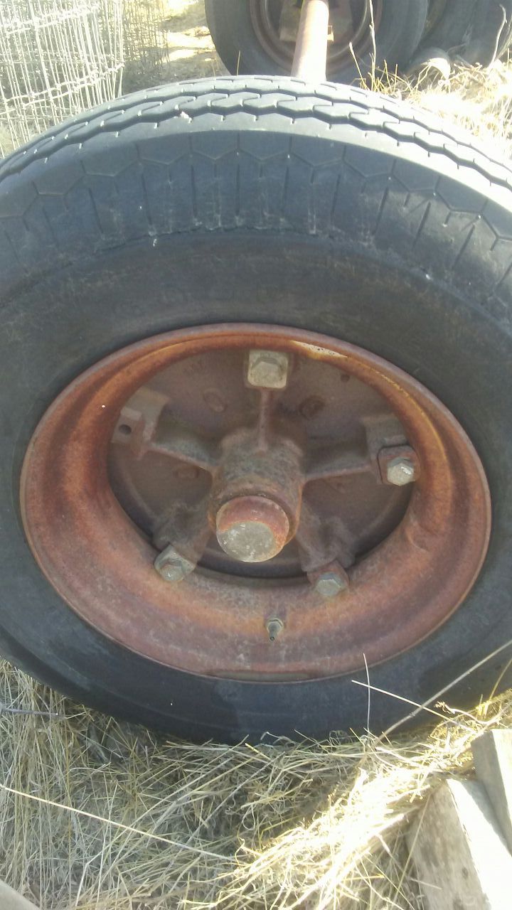 8-14.5 Goodyear Mobile Home Tires w/wheel