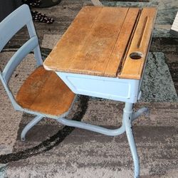 Antique School Desk