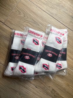 Chrome heart socks