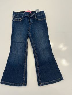 Old Navy Dark Blue Boot-Cut Jeans for Toddlers 3T