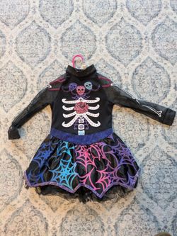 Day of the Dead Halloween Dress Size 4