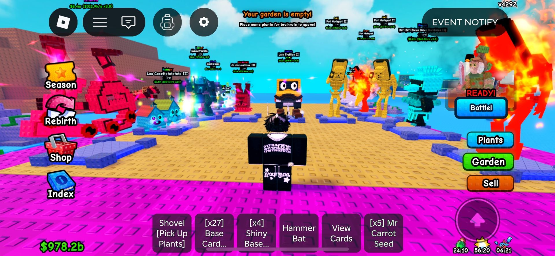 Selling Stuff In Plants Vs Brainrots