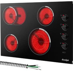 Electric Cooktop 30 Inch - 4 Burner
