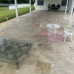 Tables Chairs All For $50