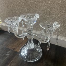 Glass Candle Holder 